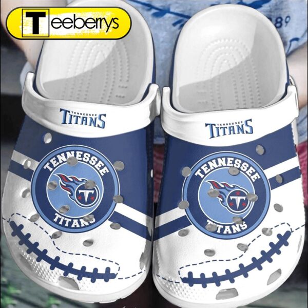 Footwearmerch NFL Tennessee Titans Shoes  Comfortable Clogs For Men Women