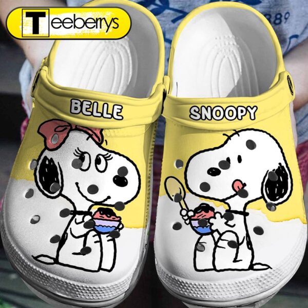 Footwearmerch Peanuts Snoopy  Crocs Clogs Comfortable Shoes Crocband 3D