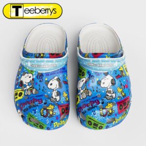 Footwearmerch Peanuts Snoopy Crocs Clogs Shoes Crocband Comfortable for men women 1