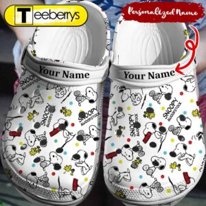 Footwearmerch Personalized Snoopy Crocs Shoes…