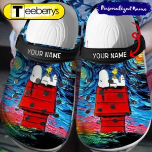 Footwearmerch Personalized Snoopy Lovers Crocs…