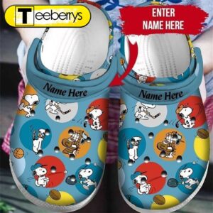 Footwearmerch Snoopy Comics Crocs Clog…