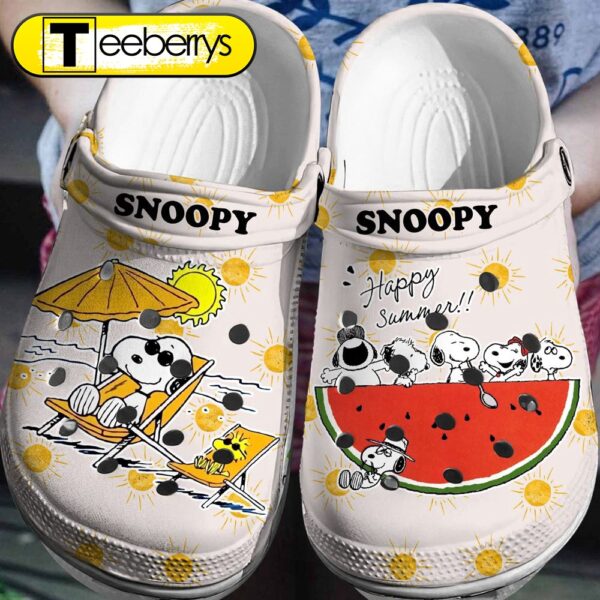 Footwearmerch Snoopy Crocs 3D Clog  Peanuts Shoes