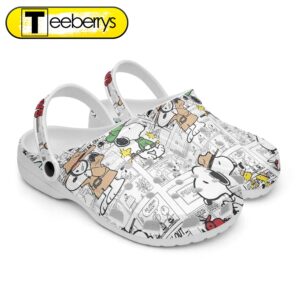 Footwearmerch Snoopy Crocs Crocband Shoes Comfortable Clogs for men women 2