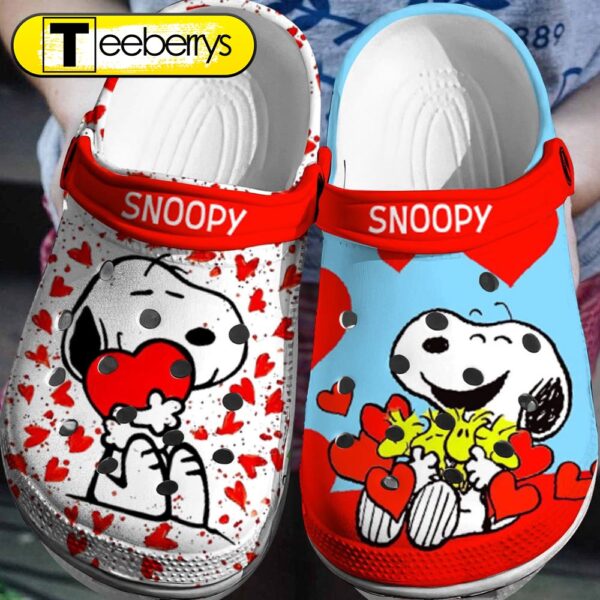 Footwearmerch Snoopy Crocs  Peanuts 3D Clog Shoes