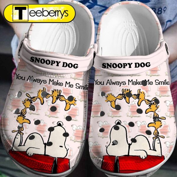 Footwearmerch Snoopy Dog Crocs 3D Clog  Cartoon Shoes