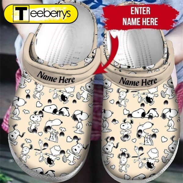 Footwearmerch Snoopy Gifts  Clog Shoes