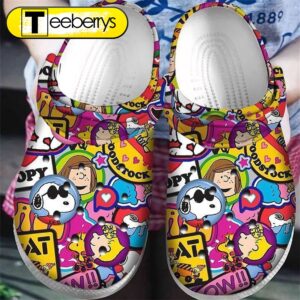 Footwearmerch Snoopy Peanuts Clog Shoes
