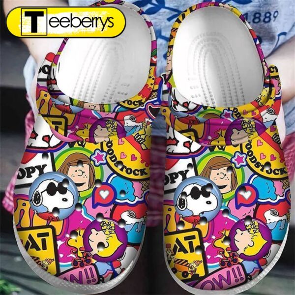 Footwearmerch Snoopy Peanuts Crocs Clog Shoes