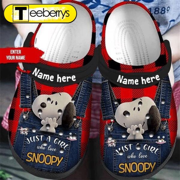 Footwearmerch Snoopy Peanuts Crocs Crocband Comfortable Clogs Shoes For Men Women
