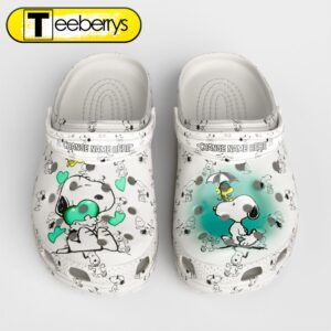 Footwearmerch Snoopy Peanuts Crocs Crocsband 3D Clog Shoes 1