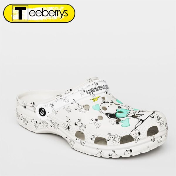 Footwearmerch Snoopy Peanuts Crocs Crocsband 3D Clog Shoes