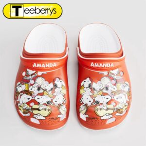 Footwearmerch Snoopy Siblings Crocs 3D Clog Shoes 2