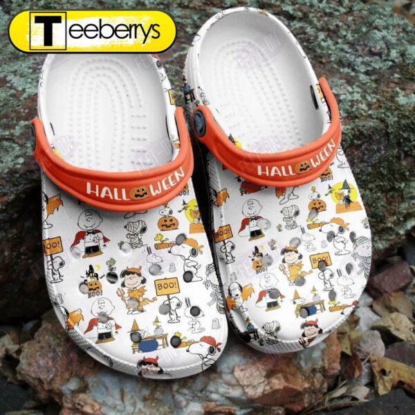 Footwearmerch Snoopy The Peanuts Halloween  Classic Clogs Shoes