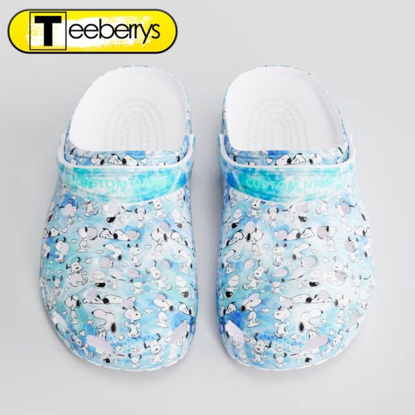 Footwearmerch Tie-dye Snoopy Gifts Crocs Clog Shoes