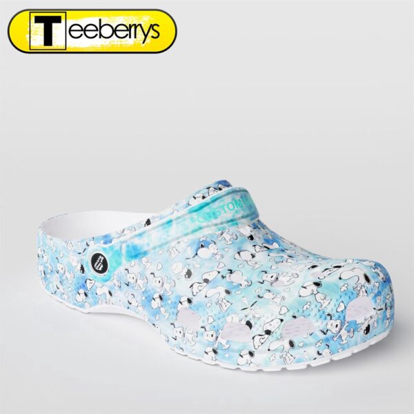 Footwearmerch Tie-dye Snoopy Gifts Crocs Clog Shoes