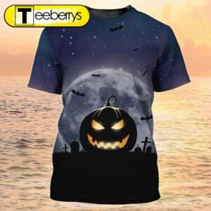 3D Sublimation Pumpkin Angry Halloween…