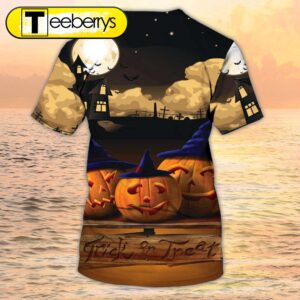 3D Trick Or Treat T Shirt Halloween Tshirt Funny Halloween Shirts