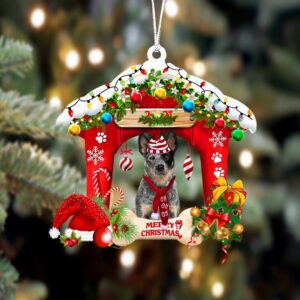 Australian Cattle Dog-Christmas House Two…