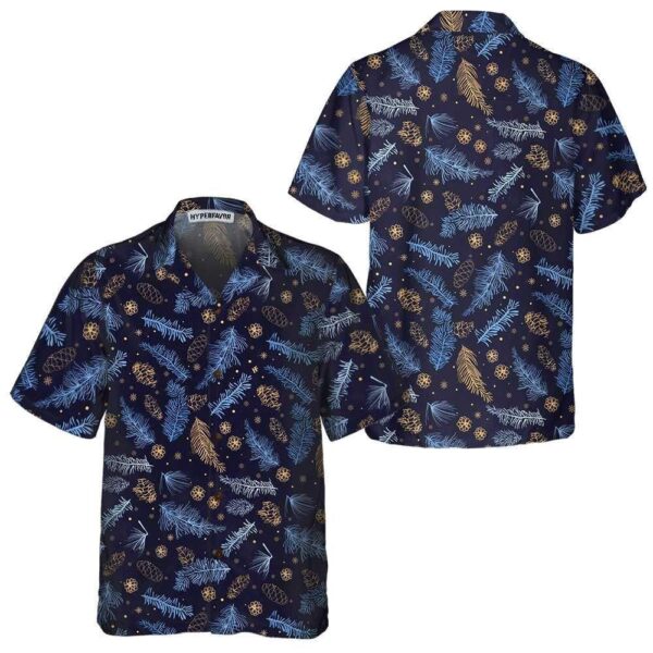 Blueish Winter Nature Hawaiian Shirt