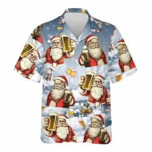 Christmas Beer Hawaiian Shirt