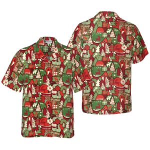 Christmas Gift Pattern Hawaiian Shirts