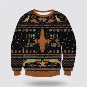 Firefly Serenity I’m A Leaf On The Wind Ugly Christmas Sweater