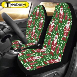 A Christmas Full Of Gifts With Santa Claus Car Seat Covers