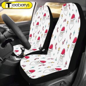 A Magical Christmas With Santa Claus And Gifts Car Seat Covers