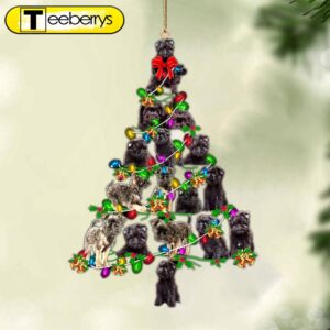 Affenpinscher-Christmas Tree Lights-Two Sided Christmas…