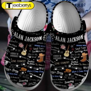 Alan Jackson Singer Music Clogs…