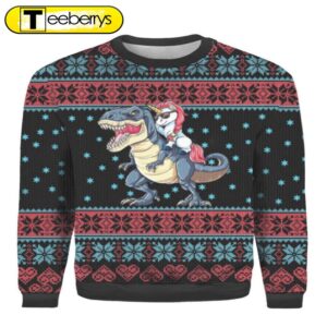 All I Want For Christmas Unicorn Ugly Christmas Sweater - Festive and Fun Holiday Attire