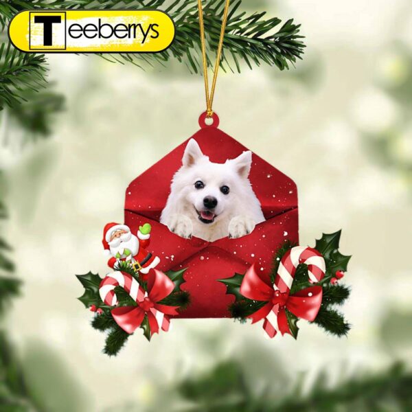 American Eskimo Dog Christmas Letter Christmas Ornament