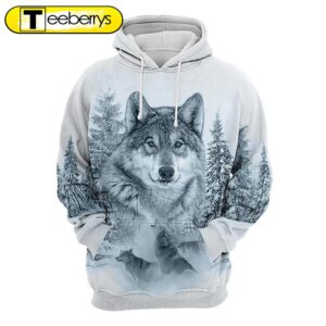 Animal Wolf Christmas 3D Shirt – Gift For Xmas