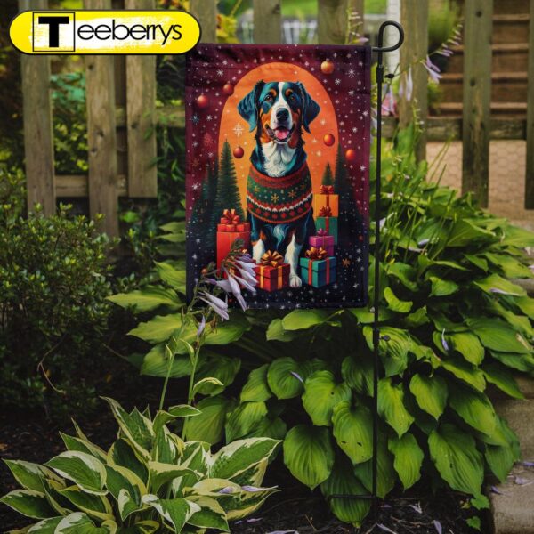 Appenzeller Sennenhund Holiday Christmas Garden Flag