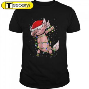 Axolotl Dabbing As Christmas Shirts