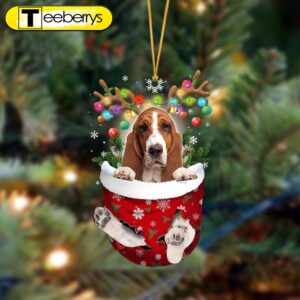 Basset Hound-In Christmas Pocket Two…