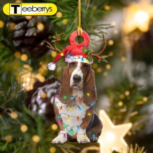 Basset Hounds Christmas Shape Christmas…