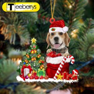 Beagle Gift Bag Merry Christmas…