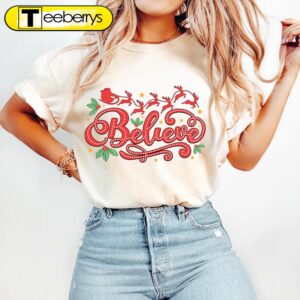 Believe in Santa Christmas Trendy…