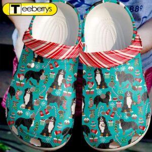 Bernese Mountain Christmas Pattern Clog…