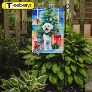 Bichon Frise Christmas Garden Flag,…