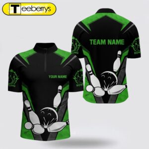 Black And Green Bowling Jersey…