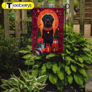 Black Briard Holiday Christmas Garden…