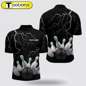 Black Lightning Thunder Custom Men…