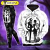 Black White Nightmare Couple Combo Hoodie and Leggings Gift Xmas