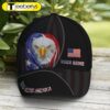 Bless America Eagle With Flag Baseball Cap