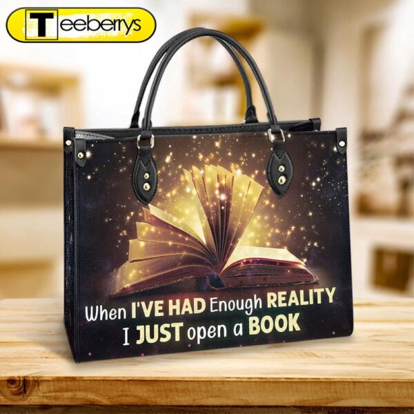 Book When Ive Had Enough Reality Leather Bag – Best Gifts For Book Lovers