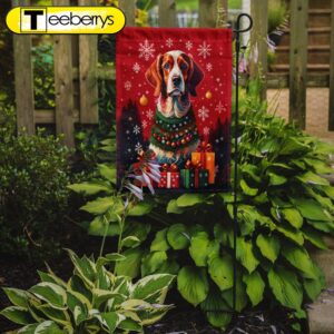 Brittany Spaniel Holiday Christmas Garden…