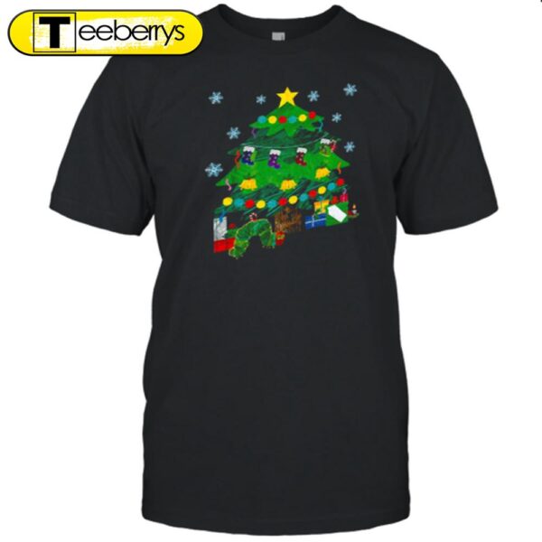 Caterpillar Under The Christmas Tree Teacher Shirt